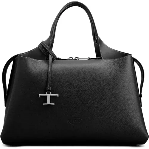 Shoulder Bag with Logo Detail , female, Sizes: ONE SIZE - TOD'S - Modalova