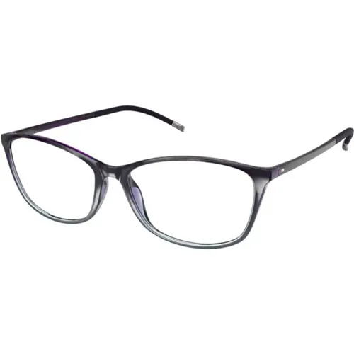 Illusion Eyewear Frames in Violet Color , female, Sizes: 53 MM, 55 MM - Silhouette - Modalova