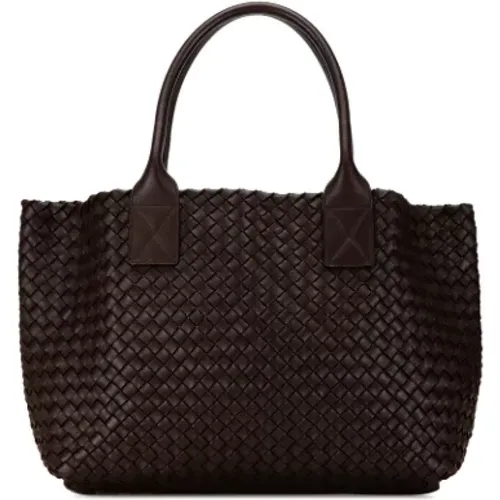 Pre-owned Leather totes , female, Sizes: ONE SIZE - Bottega Veneta Vintage - Modalova