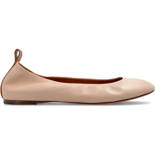 Leder Ballettschuhe , Damen, Größe: 39 EU - Lanvin - Modalova