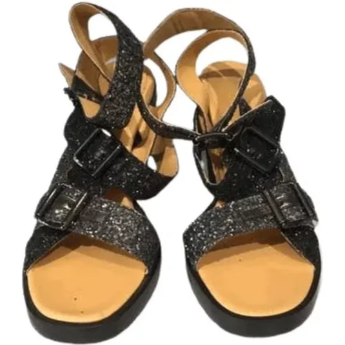 Pre-owned Leather sandals , female, Sizes: 5 UK - Maison Margiela Pre-owned - Modalova