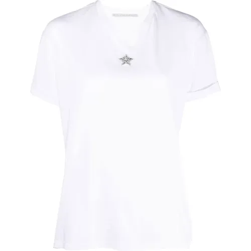 Weißes Damen T-Shirt - Aw23 Kollektion , Damen, Größe: XS - Stella Mccartney - Modalova
