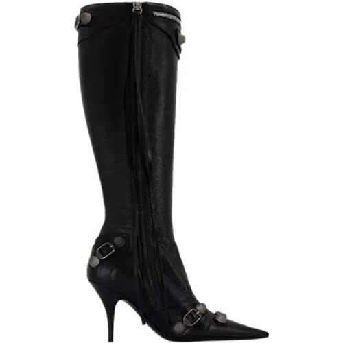 Leather boots , female, Sizes: 8 UK - Balenciaga - Modalova