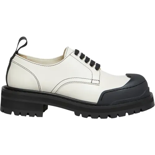 Leather dada army derby shoe , female, Sizes: 7 UK - Marni - Modalova