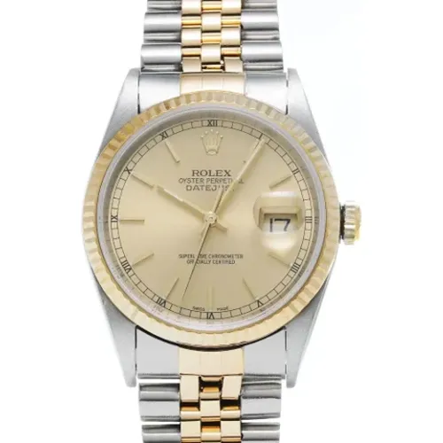 Pre-owned Stainless Steel watches , male, Sizes: ONE SIZE - Rolex Vintage - Modalova