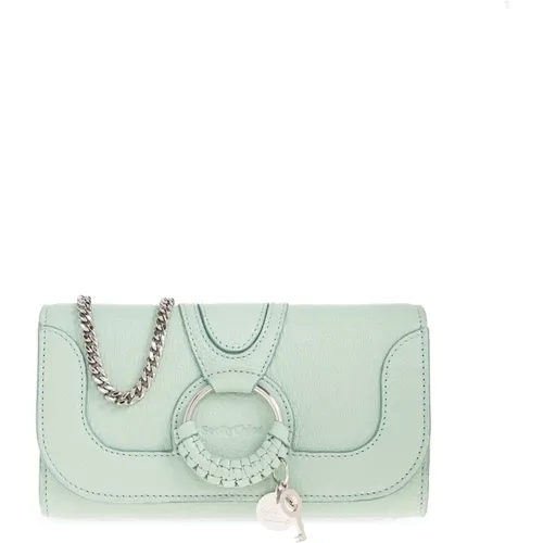 Wallet with chain , female, Sizes: ONE SIZE - See by Chloé - Modalova