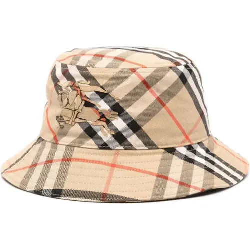 Vintage Check Hat , Damen, Größe: M - Burberry - Modalova