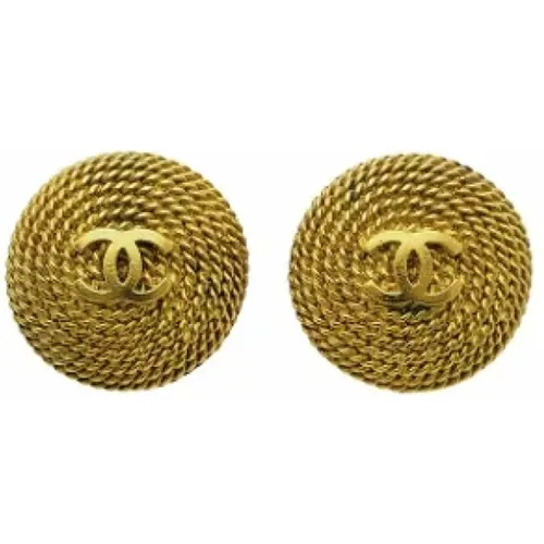 Pre-owned Metal chanel-jewelry , female, Sizes: ONE SIZE - Chanel Vintage - Modalova