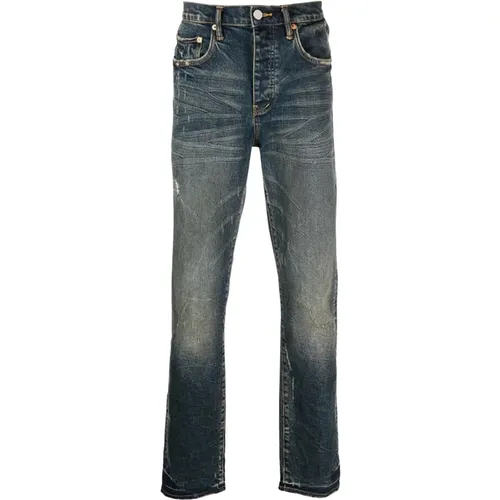Straight Jeans , male, Sizes: W29 - Purple Brand - Modalova