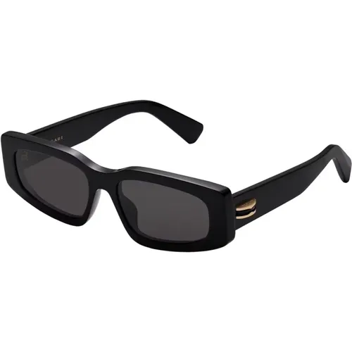 Square Sunglasses with Tubogas Spiral , female, Sizes: 54 MM - Bvlgari - Modalova