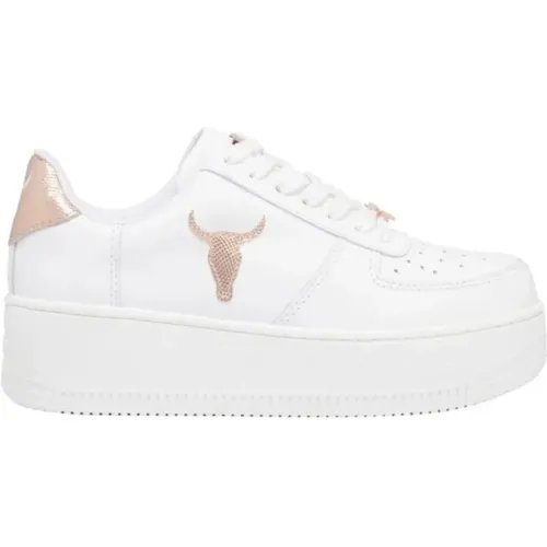 Rose Gold Sneakers for Women , female, Sizes: 7 UK, 4 UK, 6 UK - Windsor Smith - Modalova