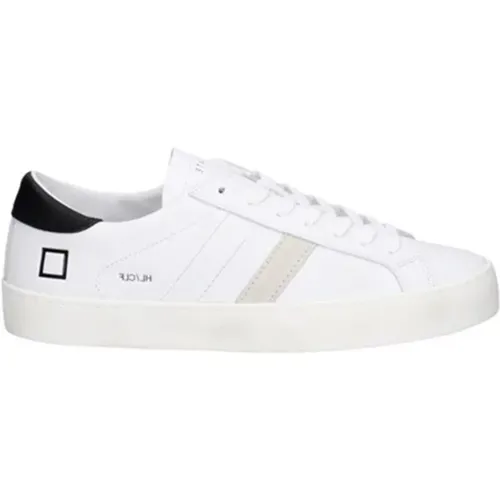 Low Calf White-Black Sneakers , male, Sizes: 9 UK, 11 UK, 10 UK, 8 UK, 7 UK, 6 UK - D.a.t.e. - Modalova