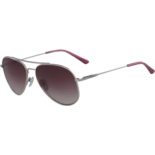 Purple Gradient Sunglasses Ck18105S-046 , unisex, Sizes: 57 MM - Calvin Klein - Modalova