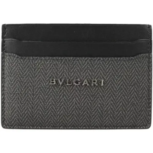 Pre-owned Coated canvas wallets , female, Sizes: ONE SIZE - Bvlgari Vintage - Modalova