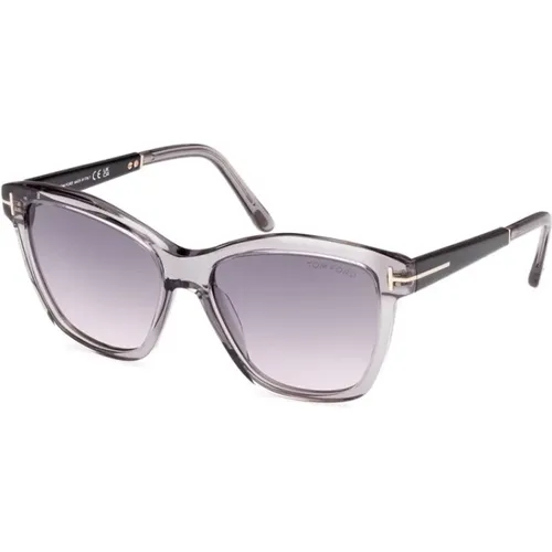 Irregular Square Sunglasses with Grey Gradient Lenses , female, Sizes: 54 MM - Tom Ford - Modalova