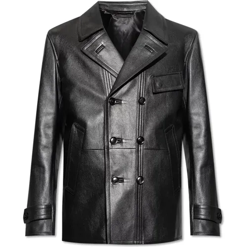 Leather Jacket , male, Sizes: L, XL - Tom Ford - Modalova