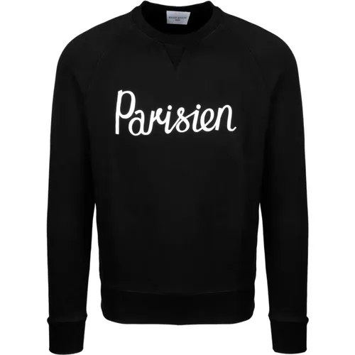 Parisien Classic Sweatshirt , Herren, Größe: S - Maison Kitsuné - Modalova