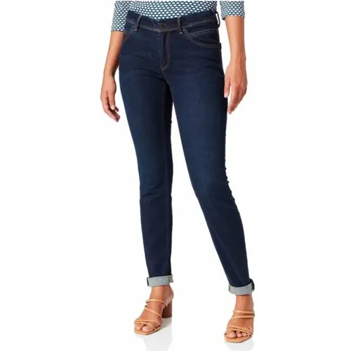 Denim Slim Hose Regular Waist Shorts , Damen, Größe: W28 L30 - Marc O'Polo - Modalova