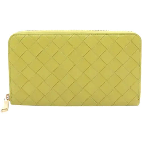 Pre-owned Leather wallets , female, Sizes: ONE SIZE - Bottega Veneta Vintage - Modalova