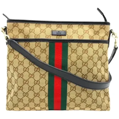 Pre-owned Canvas crossbody-bags , female, Sizes: ONE SIZE - Gucci Vintage - Modalova