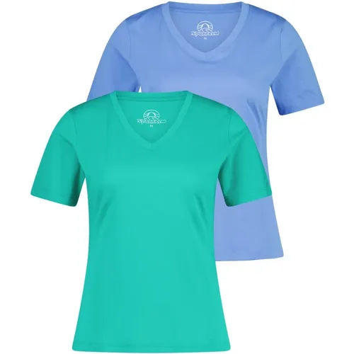 T-Shirts , female, Sizes: S, XL, 3XL, L, 4XL, M - Sportalm - Modalova