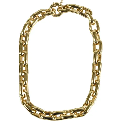 Chunky Chain Golden Necklace , Damen, Größe: ONE Size - Federica Tosi - Modalova