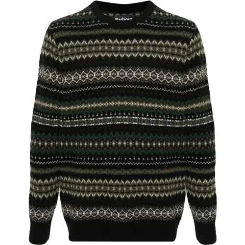 Fair Isle Wollstrickpullover , Herren, Größe: L - Barbour - Modalova