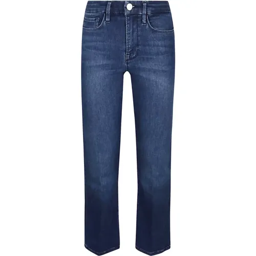Comfortable Straight Jeans , female, Sizes: W27 - Frame - Modalova