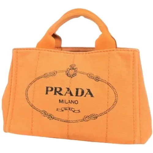 Pre-owned Canvas prada-bags , female, Sizes: ONE SIZE - Prada Vintage - Modalova