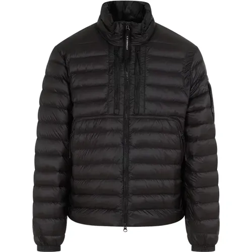 Schwarze DD Shell Mittlere Jacke , Herren, Größe: L - C.P. Company - Modalova