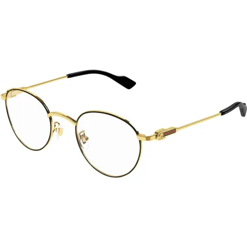 Fashion Eyeglasses Gg1222O Black , male, Sizes: 48 MM - Gucci - Modalova