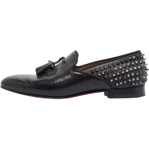 Pre-owned Leather flats , female, Sizes: 8 1/2 UK - Christian Louboutin Pre-owned - Modalova