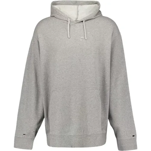 Cotton Hoodie In Fleece With Cut And Sewn Effect , male, Sizes: S - Givenchy - Modalova