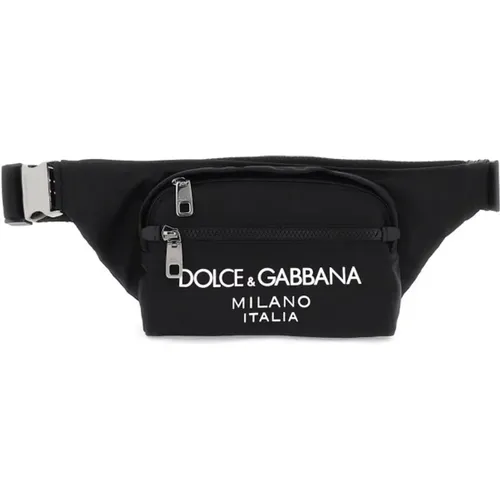 Nylon Beltpack Tasche mit Logo - Dolce & Gabbana - Modalova