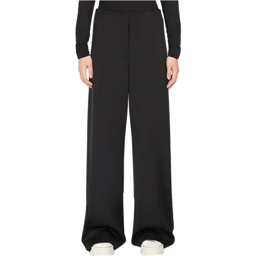 Elegante Palazzo Hose Schwarz - Max Mara - Modalova