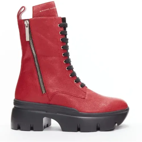 Pre-owned Leather boots , female, Sizes: 6 UK - Giuseppe Zanotti Pre-owned - Modalova