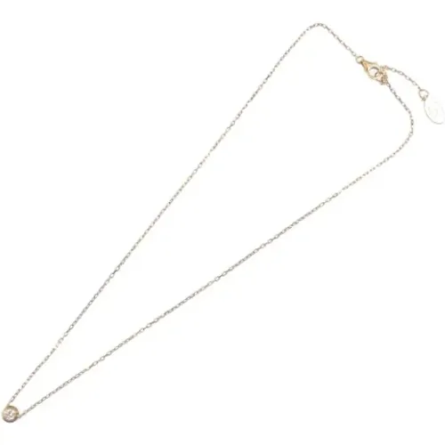 Pre-owned Gold necklaces , female, Sizes: ONE SIZE - Cartier Vintage - Modalova