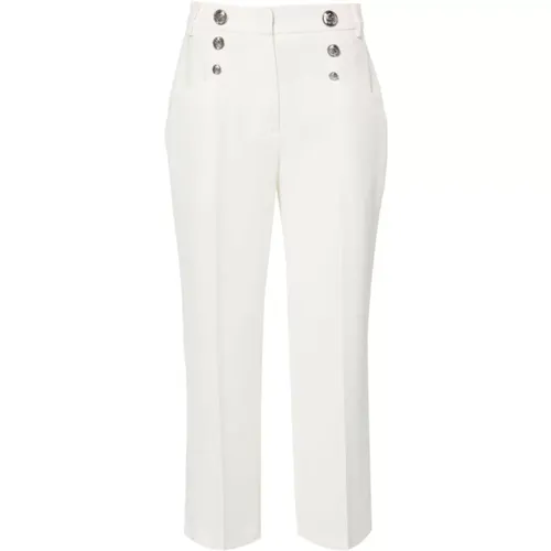 Tailored Cropped Trousers , female, Sizes: XS - Liu Jo - Modalova