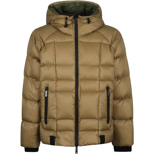 Stylish Walnut Coat for Men , male, Sizes: S, M - Dsquared2 - Modalova