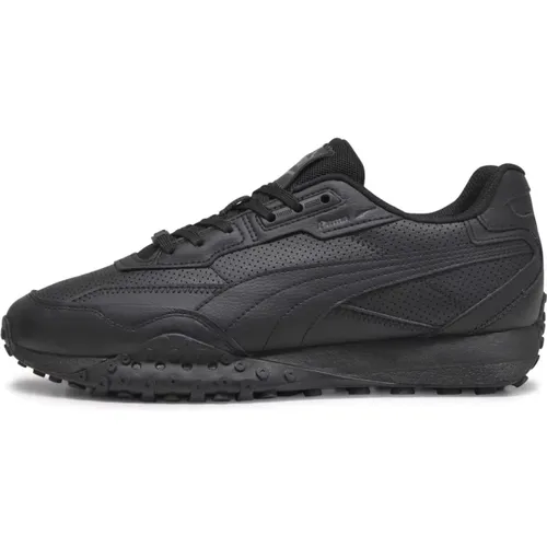 Schwarze Blacktop Rider Sneakers , Herren, Größe: 46 EU - Puma - Modalova