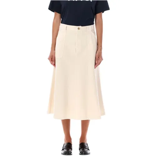 Ecru Laurie Skirt , female, Sizes: XS - A.p.c. - Modalova