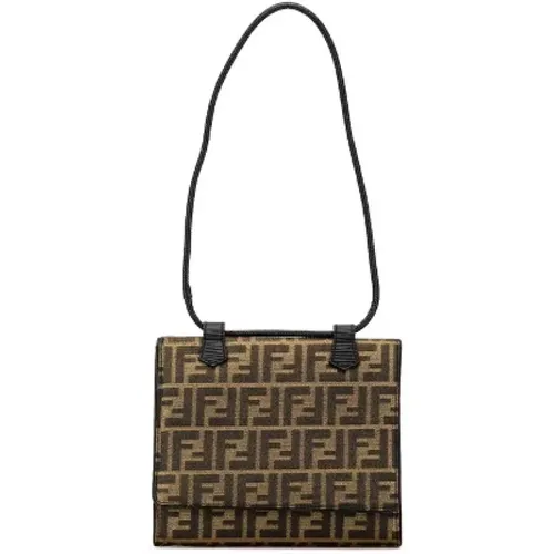 Pre-owned Canvas handbags , female, Sizes: ONE SIZE - Fendi Vintage - Modalova