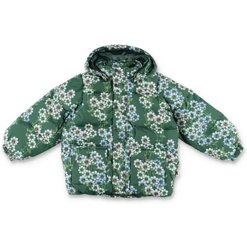 Blumen Daunenjacke Grün Aw24 - Mini Rodini - Modalova