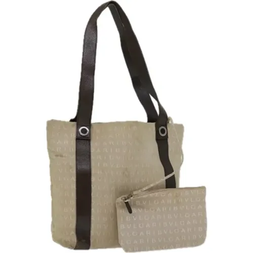 Pre-owned Canvas schultertasche - Bvlgari Vintage - Modalova