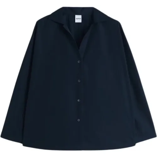 French Sleeve Shirt , female, Sizes: 2XS, 3XS, XS - Aspesi - Modalova