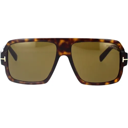 Quadratische Sonnenbrille - Klassischer Stil - Tom Ford - Modalova