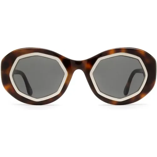 Stilvolle Sonnenbrille für Frauen - Marni - Modalova