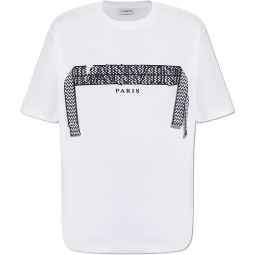 Oversize T-Shirt , Herren, Größe: L - Lanvin - Modalova