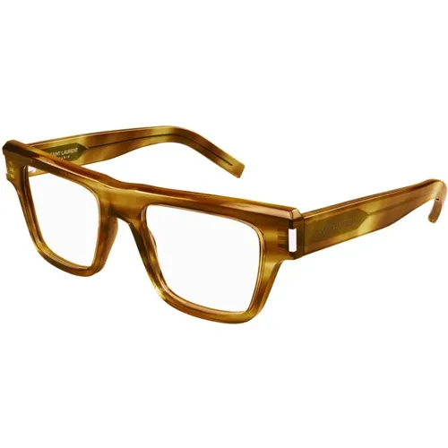 SL 469 OPT - Havana Transpa Sunglasses , unisex, Sizes: 51 MM - Saint Laurent - Modalova