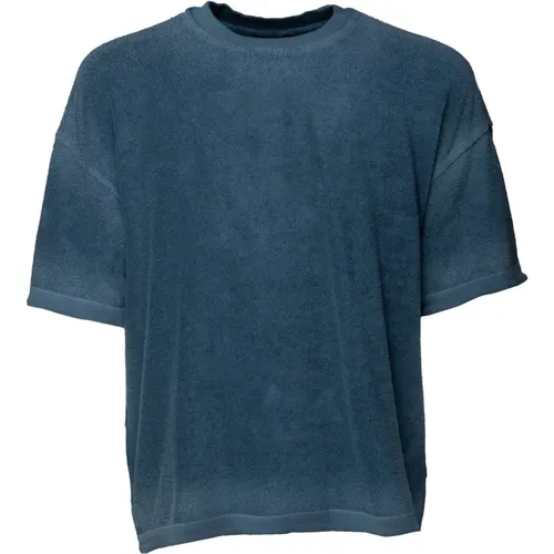 Luxuriöses Schwamm T-Shirt , Herren, Größe: M - Roberto Collina - Modalova
